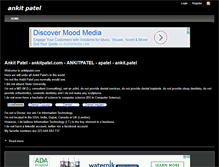 Tablet Screenshot of ankitpatel.com